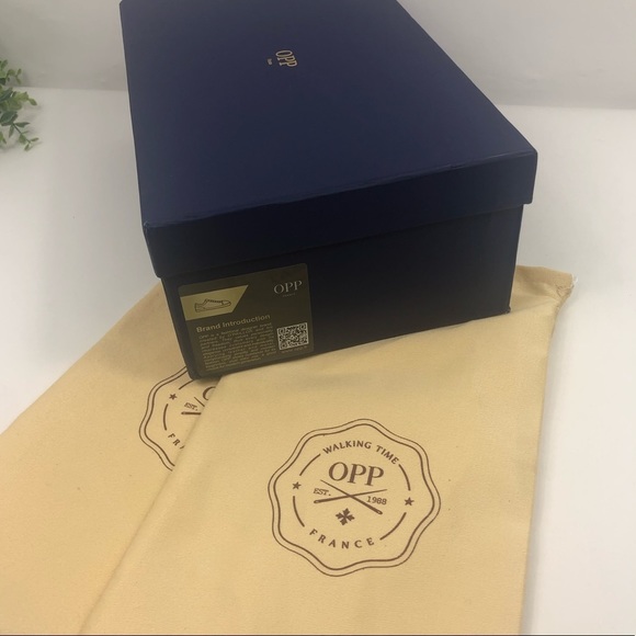 Opp FRANCE Empty Shoe Box With Dust Bags AUTHENTIC - Picture 9 of 12